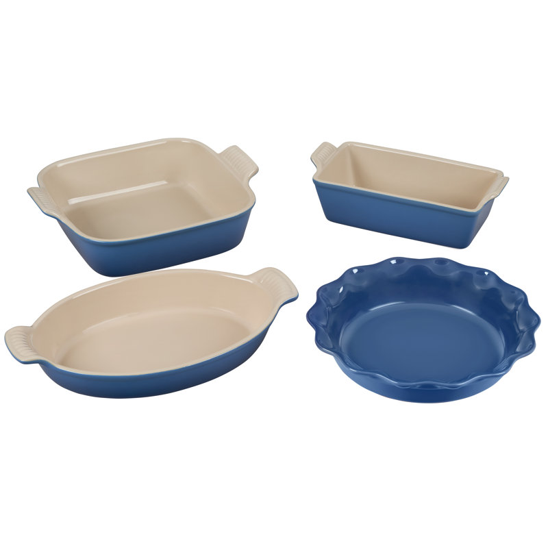 Le Creuset Heritage Stoneware 4 Piece Bakeware Set & Reviews Wayfair